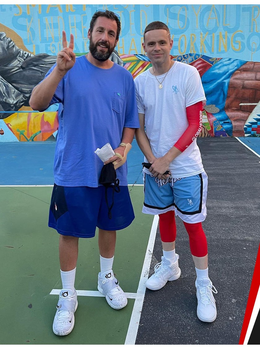 With Adam Sandler
